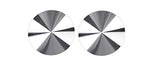 TRUE LINE Automotive Silver Aluminium Alloy Cup Holder Chrome Round Insert Interior Car Tray