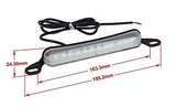 Trueline White Bolt-On 12 5730 LED Bright Light License Plate Lamp Cover