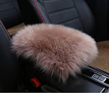 TRUE LINE Automotive Fluffy Soft Furry Car Center Console Armrest Elbow Cushion Comfort Pillow Pad