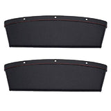 TRUE LINE Automotive TrueLine 2 Piece Car Seat Gap Filler Organizer Drop Catcher Phone Holder Organizer