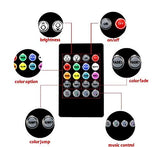 Multi Color Car LED Light Strip Decorative Neon Lamp Kit …