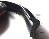 TrueLine Black Carbon Fiber Trunk Spoiler Lip Kit