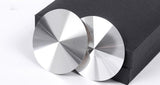TRUE LINE Automotive Silver Aluminium Alloy Cup Holder Chrome Round Insert Interior Car Tray