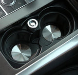 Buick Verano 2012-2017 Silver Aluminium Cup Holder Inserts Coasters