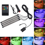 Multi Color Car LED Light Strip Decorative Neon Lamp Kit …