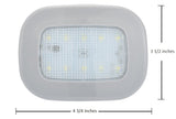 Removable Ceiling Roof LED Trim Light Magnetic Dome Lights with Universal USB Rechargeable Wireless Hook Up …