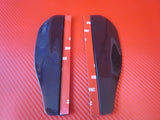 TrueLine Black Smoke Mirror Visor Rain Guards